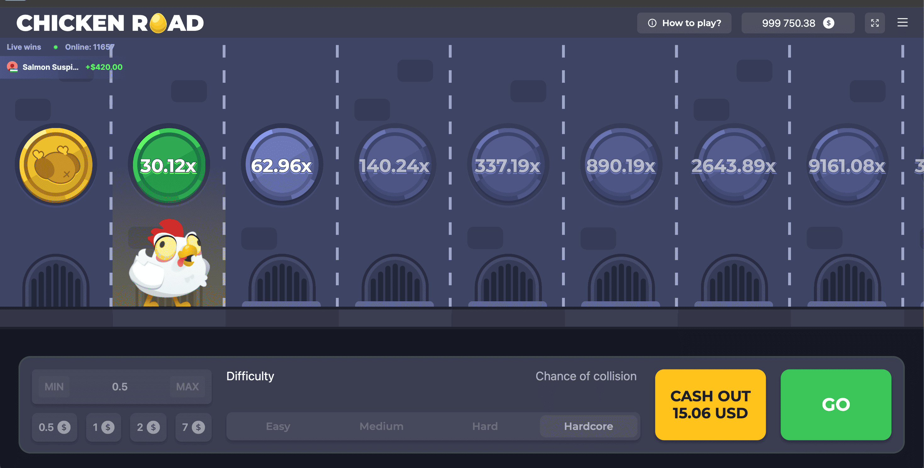 Stratégie All-in Expert Chicken Road